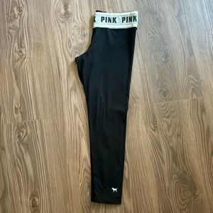 VS Pink Sequin Leggings